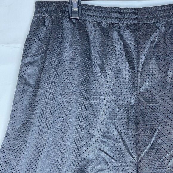 New Men Athletic Black Mesh Shorts XL Jersey 2 Pockets Gym Basketball - Picture 14 of 16